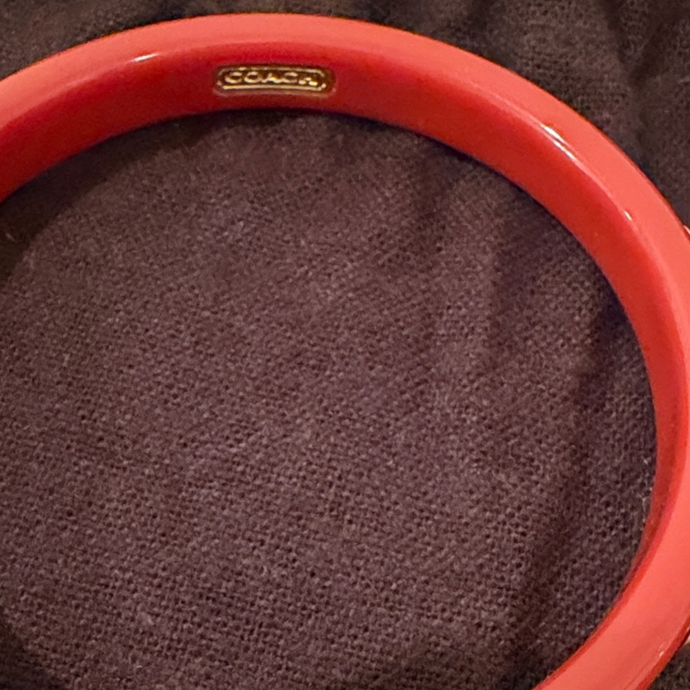Coach Red Bracelet and Earring Set - Picture 3 of 5
